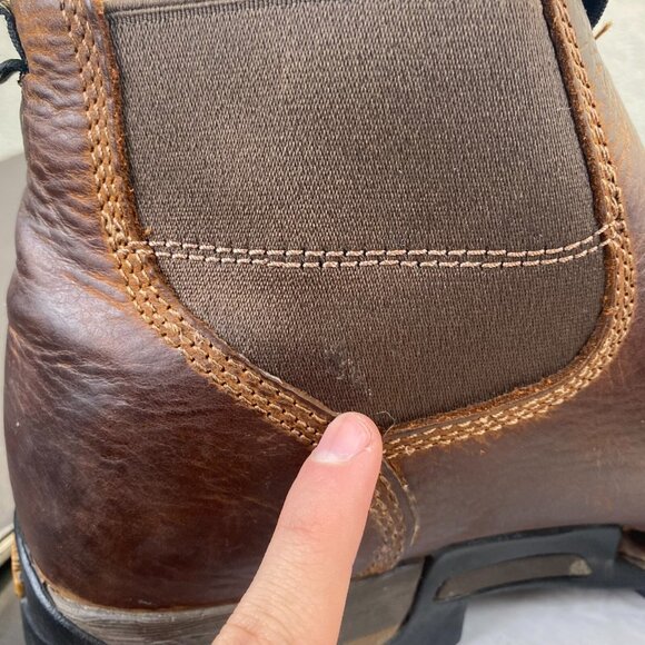 Georgia Mens Size 12 M Chelsea Eagle One Steel Toe Work Boot Waterproof GB00315 - Picture 7 of 16